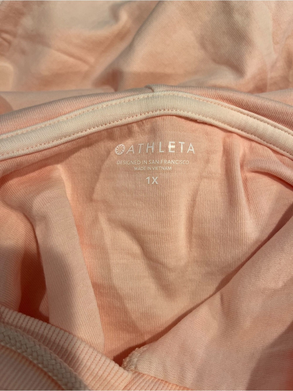 Athleta Sundown Hoodie 1X Delicate Pink Soft Lounge - Picture 8 of 11